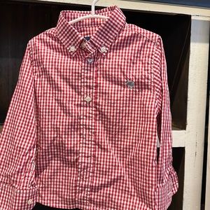 Thomas Brown red gingham shirt from London NWOT.